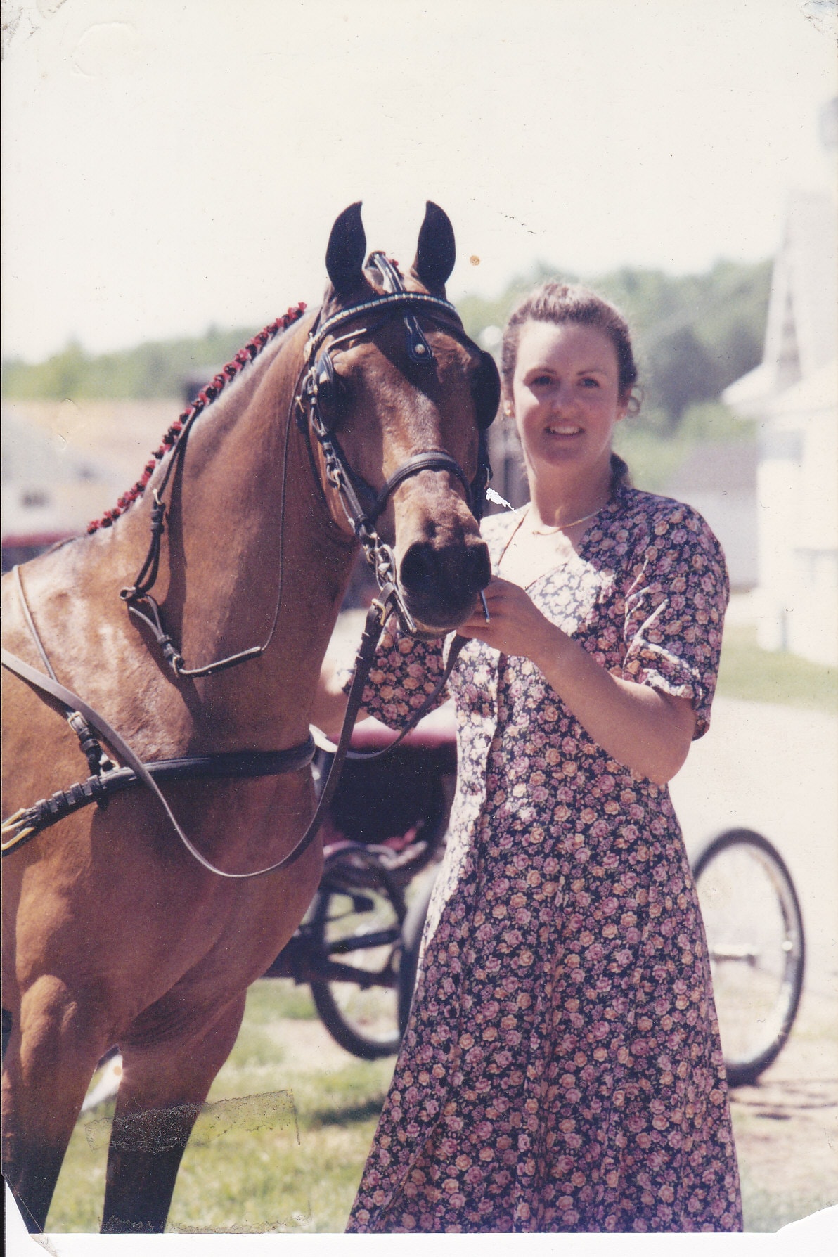 Sunswept Stables founder with horse